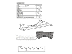Subaru OEM Black STI Rear Under Spoiler Subaru WRX 2022-2026 | E5610VC110