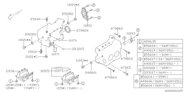Subaru OEM Bolt (A40606) Subaru BRZ 2022-2026 | 800406060