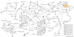 Subaru OEM Brake Booster Vacuum Hose (12-14 WRX) | 11861AA090