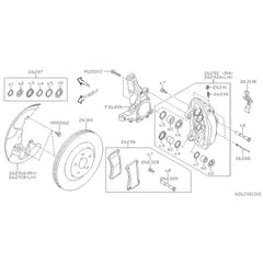 Subaru OEM Brake Pad Pin Nut Subaru STI 2018-2021 | 26232VA050