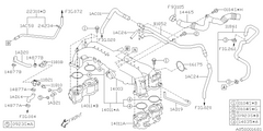 Subaru OEM Brake Vacuum Hose Legacy GT / Outback XT 2005-2007 / 2009 | 11861AA030