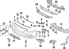 Subaru OEM Bumper Corner Bracket (Right Front) Subaru WRX 2022 | 57707VC001