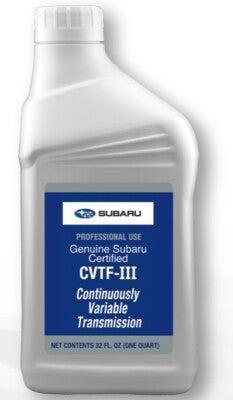 Subaru OEM CVTF - III Transmission Fluid 1-QUART BOTTLE | SOA427V2610