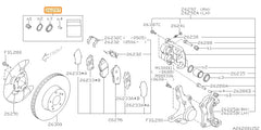 Subaru OEM Caliper Seal Kit (02-05 WRX) | 26297FE001