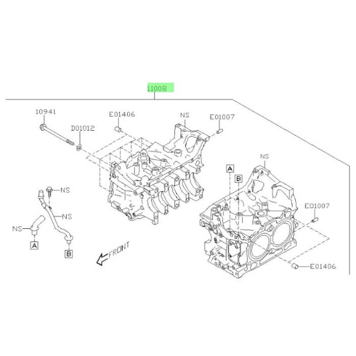 Subaru OEM Case Halves Subaru WRX 2022-2026 | 11010AB600