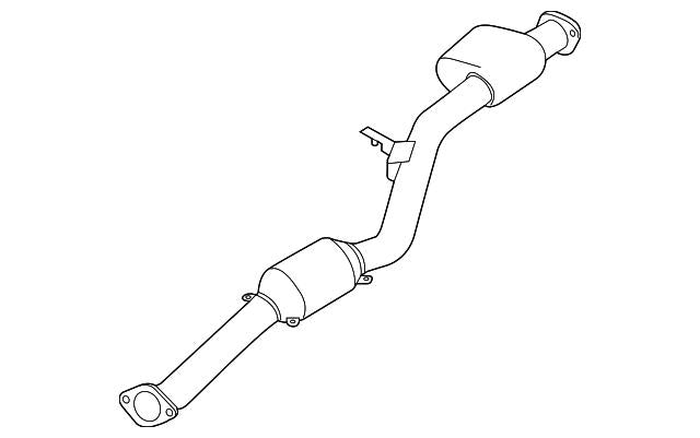 Subaru OEM Catalytic Converter Center Pipe WRX 2015-2021 | 44621AA190