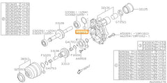 Subaru OEM Center Differential Bearing (02-21 WRX) | 806230170