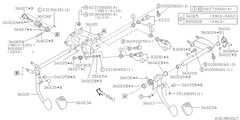 Subaru OEM Clutch Pedal Stopper | 36036FC011
