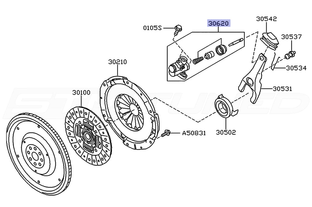 Subaru OEM Clutch Slave Cylinder Subaru WRX 2022-2026 | 30620AA230