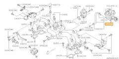 Subaru OEM Coolant Crossover Hose (03-05 Forester) | 21204AA162