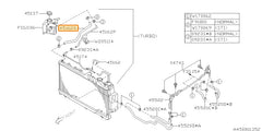 Subaru OEM Coolant Expansion Tank to Radiator Hose (08-14 WRX) | 45162AG010