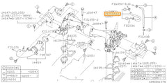 Subaru OEM Coolant Heater Hose (02-04 WRX) | 21204AA351