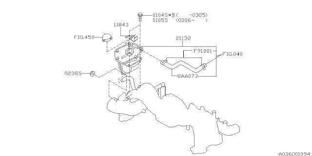 Subaru OEM Coolant Reservoir 02-07 WRX / STI | 21132AA131