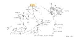 Subaru OEM Coolant Return (05-09 LGT, 05-09 OBXT) | 14472AA091