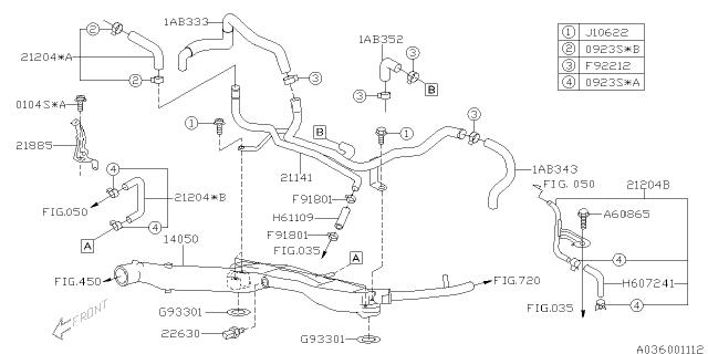Subaru OEM Coolant Temperature Sensor 02-07 WRX / 04-07 STI | 22630AA161