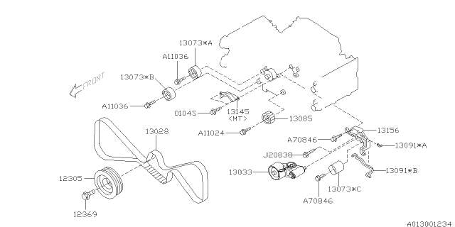Subaru OEM Crankshaft Pulley WRX 02-14 / STI 04-21 | 12305AA252