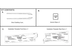 Subaru OEM Door Cladding 4 Piece Subaru Crosstrek Wilderness 2024-2025 | J101SFN960