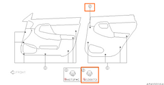 Subaru OEM Door Interior Trim Panel Retainer Clip Subaru WRX / Impreza / STI / Outback | 909130073