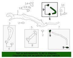 Subaru OEM Engine Heater Hose Subaru WRX 2022-2026 | 21204AB410