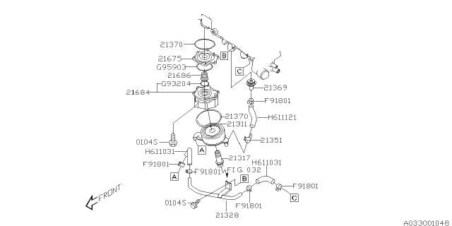 Subaru OEM Engine Oil Cooler Gasket WRX 02-26 / STI 04-21 | 21370KA001