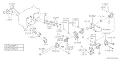 Subaru OEM Engine Rocker Arm Shaft No. 2 | 13252AA102