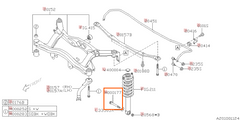 Subaru OEM Flanged Bolt Rear Suspension Subaru Baja 03-06 / Legacy / Outback 2000-2009 | 901000177