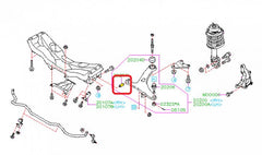 Subaru OEM Front LCA Bushing (Inside Front) 10-14 WRX / 08-14 STI | 20204AG030
