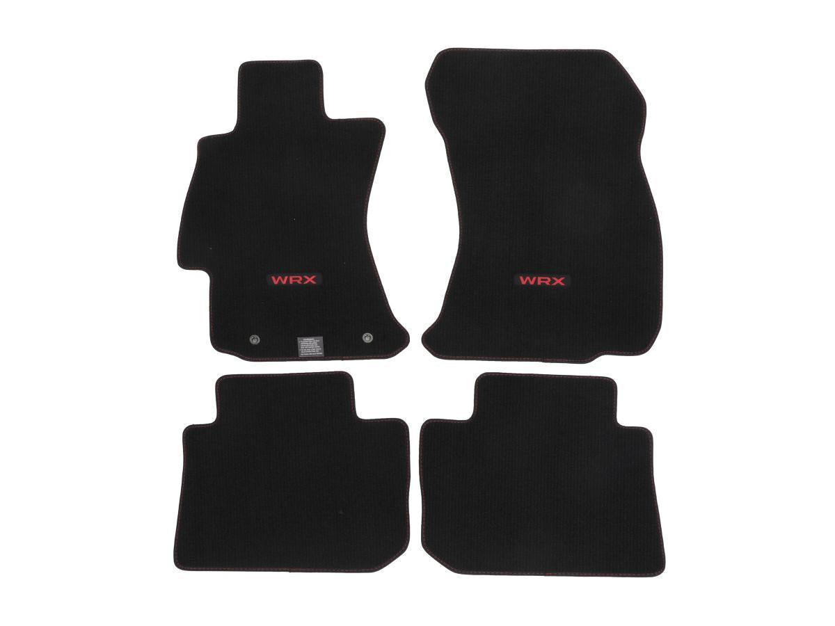 Subaru OEM Front and Rear Carpet Floor Mats w/ WRX Logo Subaru WRX 2015-2021 | J501SVA000
