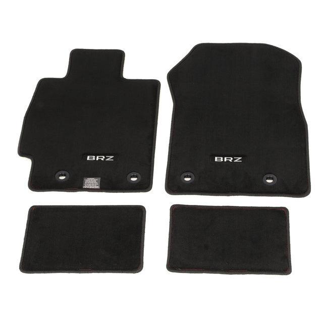 Subaru OEM Front and Rear Floor Mats Carpet w/ BRZ Logo Subaru BRZ 2013-2020 | J505SCA220