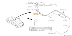 Subaru OEM Fuel Filler Door Handle Assembly | 57340AE040