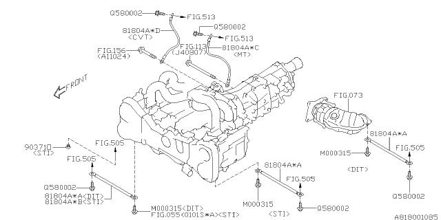 Subaru OEM Grounding Strap 08-14 STI | 81831AG010