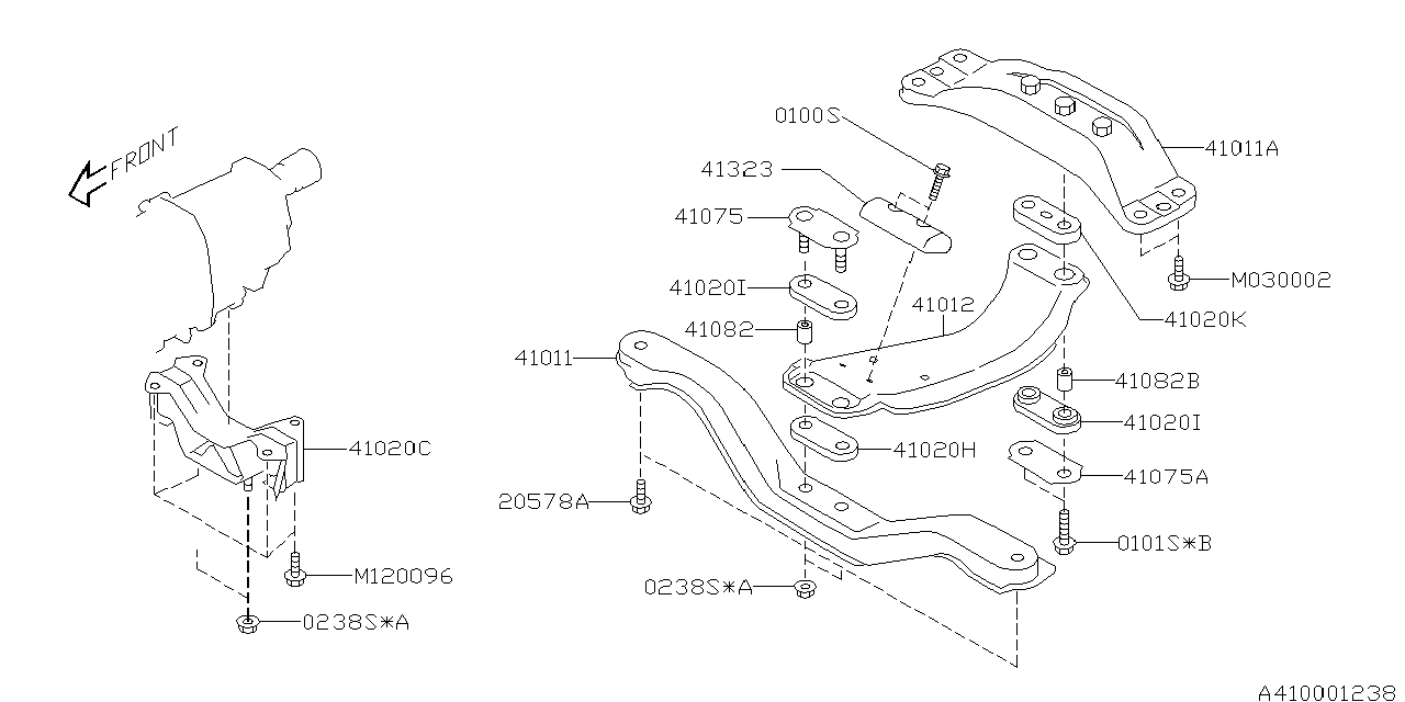 Subaru OEM Headlight Mounting Screw | 010006350