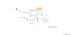Subaru OEM Heater Hose - Outlet (15 WRX) | 72421FJ000