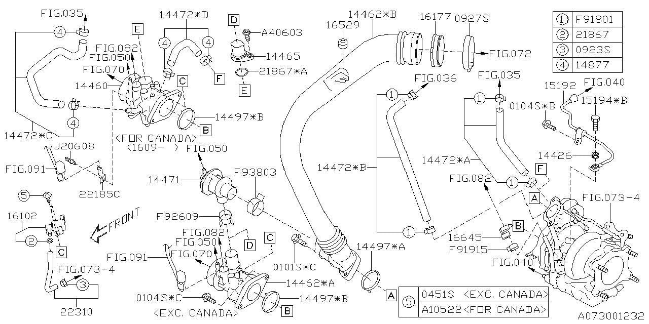 Subaru OEM Hose Clamp WRX 17-26 / STI 17-21 | 805919150
