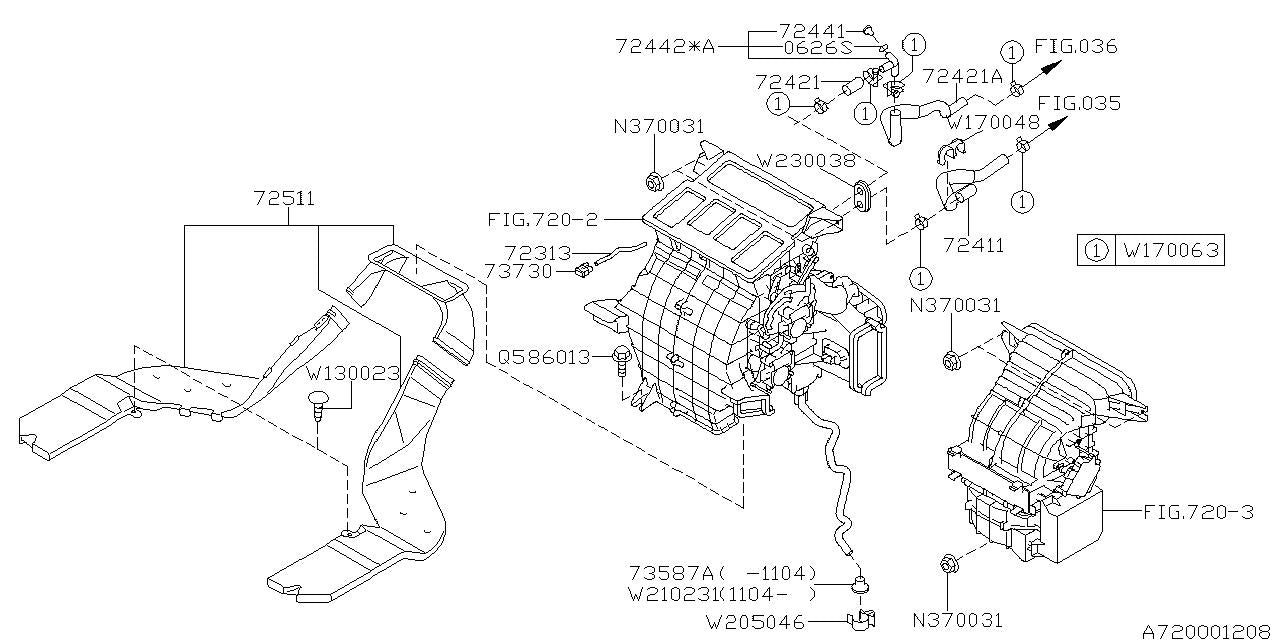 Subaru OEM Hose Heater Drain (#72441) Subaru BRZ 2013-2026 | 72442SA000