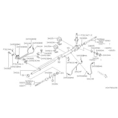 Subaru OEM Inner Tie Rod End WRX 2002-2004 / STI 2004 | 34160AE010