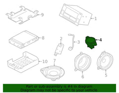 Subaru OEM Instrument Panel Speaker Subaru WRX / STI 2015-2021 | 86301SG130