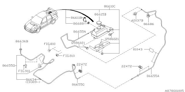 Subaru OEM Intercooler Sprayer Pump 04-07 STI | 86611FE010