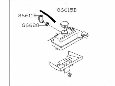 Subaru OEM Intercooler Sprayer Tank 04-07 STI | 86661FE020