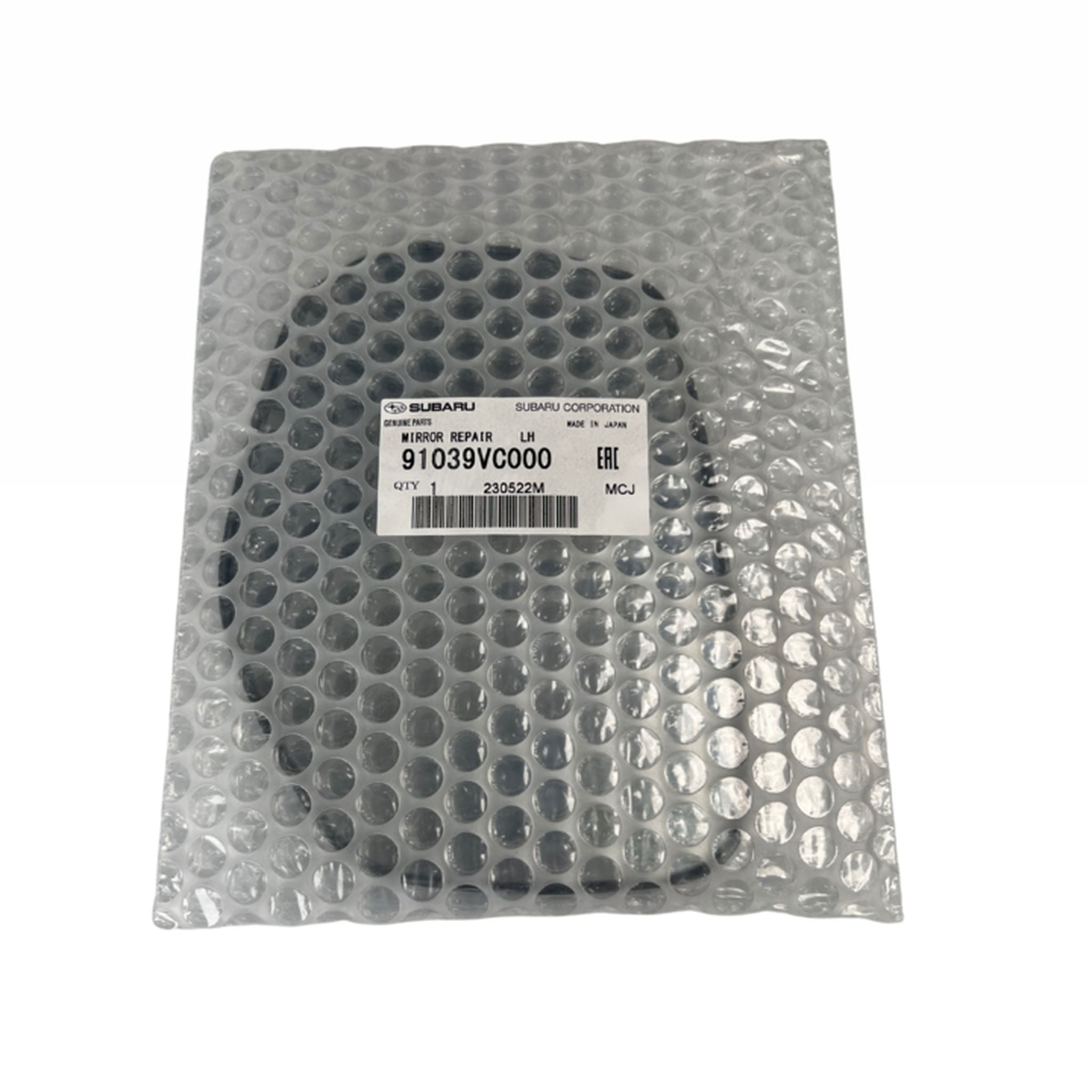 Subaru OEM JDM Left Hand (USDM Driver Side) Wide Angle Mirror WRX 2022-2026 | 91039VC000