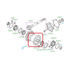 Subaru OEM Manual LSD Transmission Differential (Front) 05-21 STI | 38410AA100