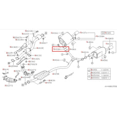 Subaru OEM Muffler Gasket Subaru WRX 15-26 / STI 15-21 | 44011SG010