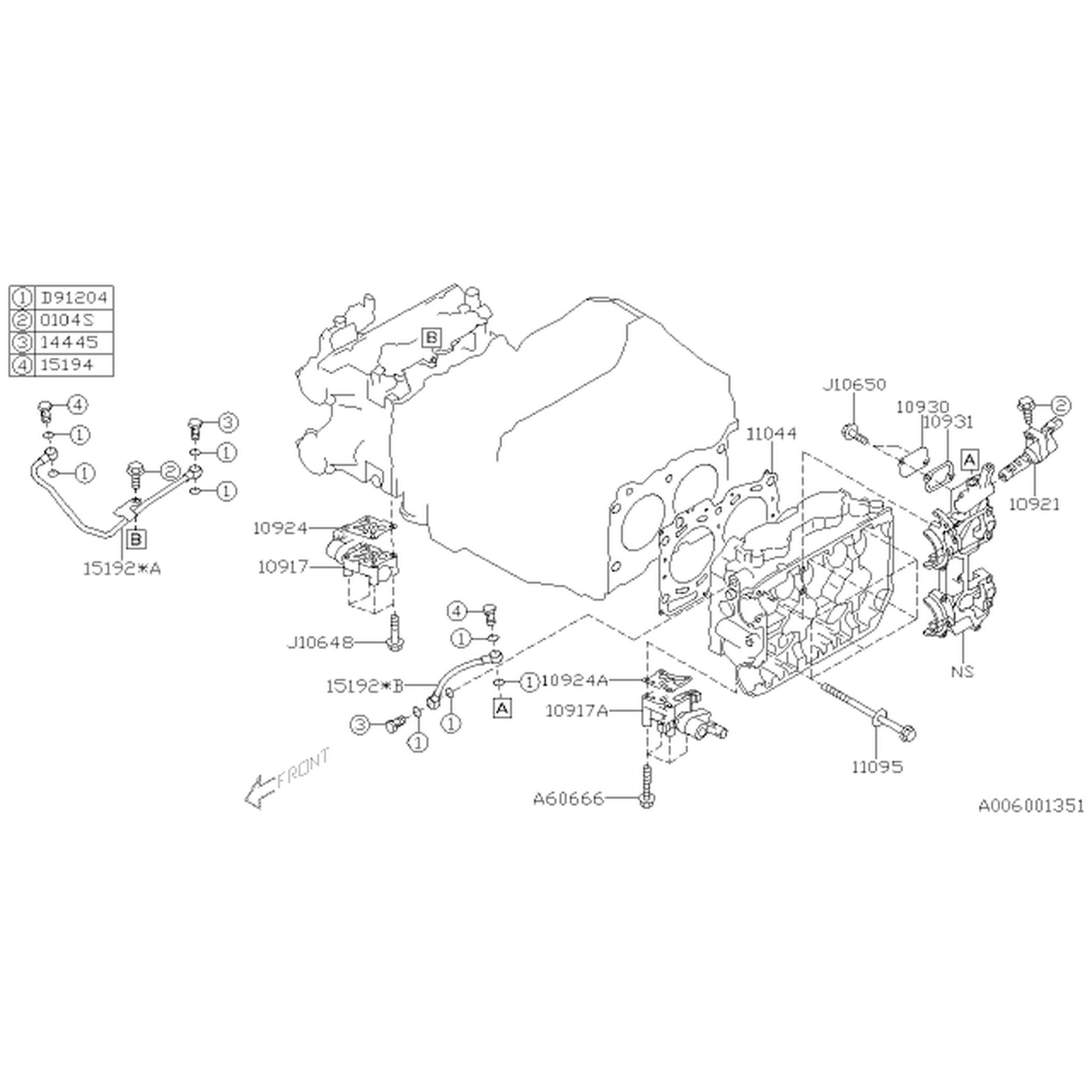Subaru OEM Oil Control Valve Gasket STI 2008-2021 | 10924AA011