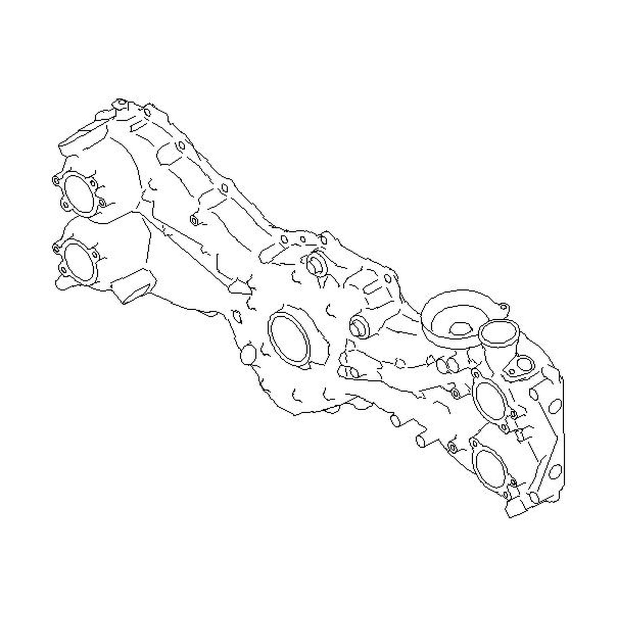 Subaru OEM Oil Pump / Engine Timing Belt Cover Assembly BRZ 2013-2020 | 13108AA111