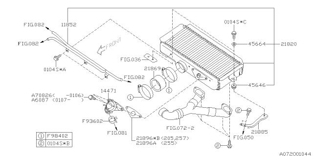 Subaru OEM PCV Hardpipe 04-07 STI / 04-05 WRX | 11852AA101