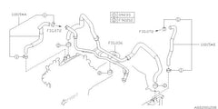 Subaru OEM PCV Hose - Driver Side Valve Cover - Left 12-14 STI | 11815AC480