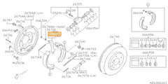 Subaru OEM Parking Brake Lever - Left (02-07 WRX, 03-08 Forester) | 26708FE011