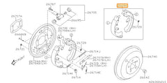 Subaru OEM Parking Brake Shoe Repair Kit | 26694FG010