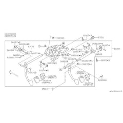 Subaru OEM Pedal Assembly WRX 2008-2014 | 36004FG051