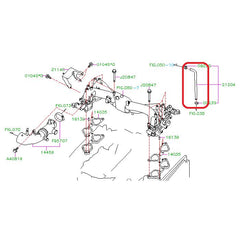 Subaru OEM Pre Heater Hose Subaru WRX 2004-2005 | 21204AA790